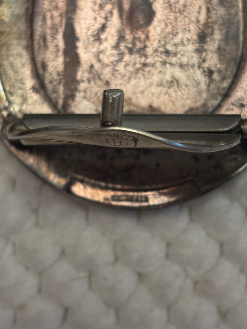 Vintage Sterling Peace Dollar Buckle • 1922 Coin • Hand‑Engraved Western Silver - Picture 11 of 12